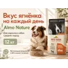Almo Nature Holistic Life Maintenance Medium с ягнёнком — сухой корм для взрослых собак средних пород, 12 кг