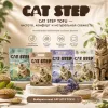 CAT STEP Tofu соевый комкующийся наполнитель без аромата для кошек, 6 л