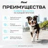Поводок-рулетка для собак Flexi Black Design Tape M, 5 м, до 25 кг, чёрная
