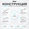 Поводок-рулетка для собак Flexi Black Design Tape M, 5 м, до 25 кг, чёрная