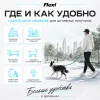 Поводок-рулетка для собак Flexi Black Design Tape M, 5 м, до 25 кг, чёрная