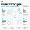 Поводок-рулетка для собак Flexi Black Design Tape M, 5 м, до 25 кг, голубая