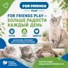 Игрушка для кошек For Friends Авокадо с кошачьей мятой, 6 × 4 см