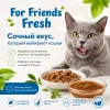 For Friends Fresh Gravy влажный корм для кошек с кроликом и уткой, 85 г