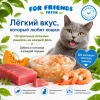 For Friends Fresh Weight Control влажный корм для кошек с тунцом, креветками и тыквой, 85 г