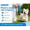 For Friends «Гантелька с лапками» — виниловая игрушка для собак, 18 × 6 см