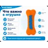 For Friends «Кость WOOF» с пищалкой, виниловая игрушка для собак, 14 × 5 × 3 см