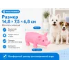 For Friends «Весёлая свинка» — виниловая игрушка для собак, 14,8 см