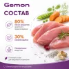 Gemon All Breeds Mature Paté Light with Turkey — полнорационный влажный корм-паштет с индейкой для собак старшего возраста, 150 г
