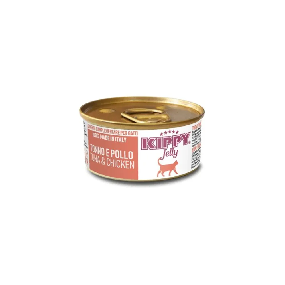 Kippy влажный корм Jelly Tuna Chicken для взрослых кошек с тунцом и курицей 70 г