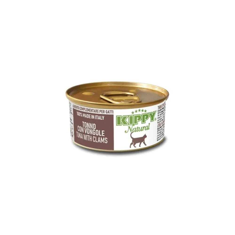 Kippy влажный корм Natural Tuna Clams для взрослых кошек с тунцом и моллюсками 70 г