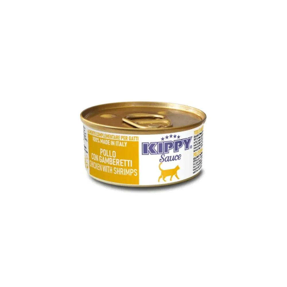 Kippy влажный корм Sauce Chicken Shrimps для взрослых кошек с курицей и креветками 70 г