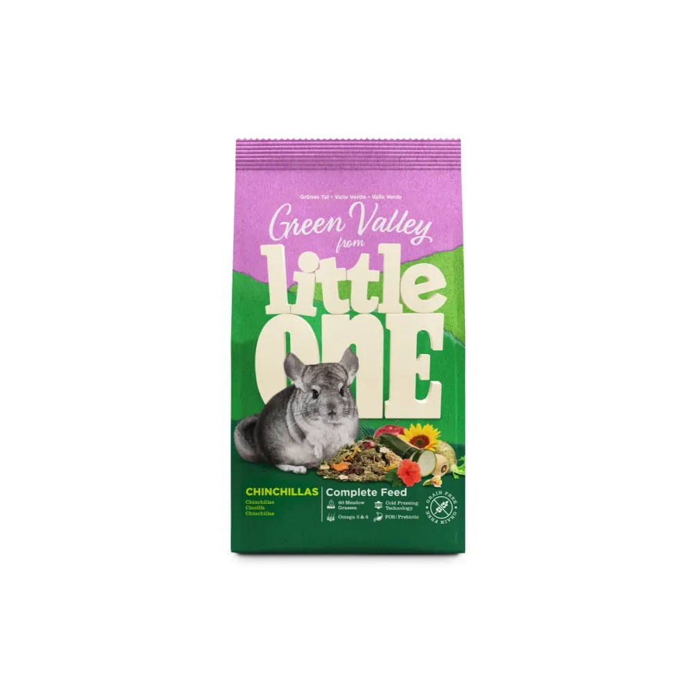 Little One Green Valley беззерновой корм для шиншилл 750 г