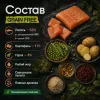 Сухой корм Monge Cat BWild GRAIN FREE для кошек, из лосося, беззерновой, 1,5 кг