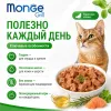 Monge Grill Cat Adult Rabbit влажный корм с кроликом для взрослых кошек, кусочки в желе, 85 г