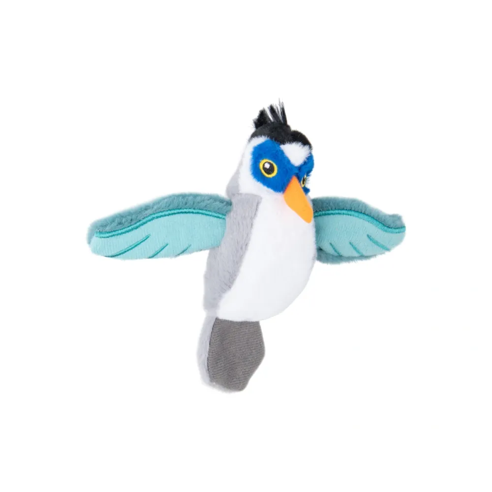 Mr.Kranch игрушка Птичка для кошек с кошачьей мятой, серая, 7,5 см