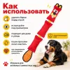 Mr.Kranch Бобёр 72 см — прочная игрушка для собак из пожарного шланга