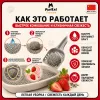 Murkel Наполнитель бентонитовый «Клубника» для кошек, 5 л / 4 кг