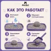 Murkel Наполнитель бентонитовый «Лаванда» для кошек, 10 л / 8 кг