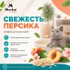 Murkel TOFU Персик 12 л — растительный комкующийся наполнитель для кошек