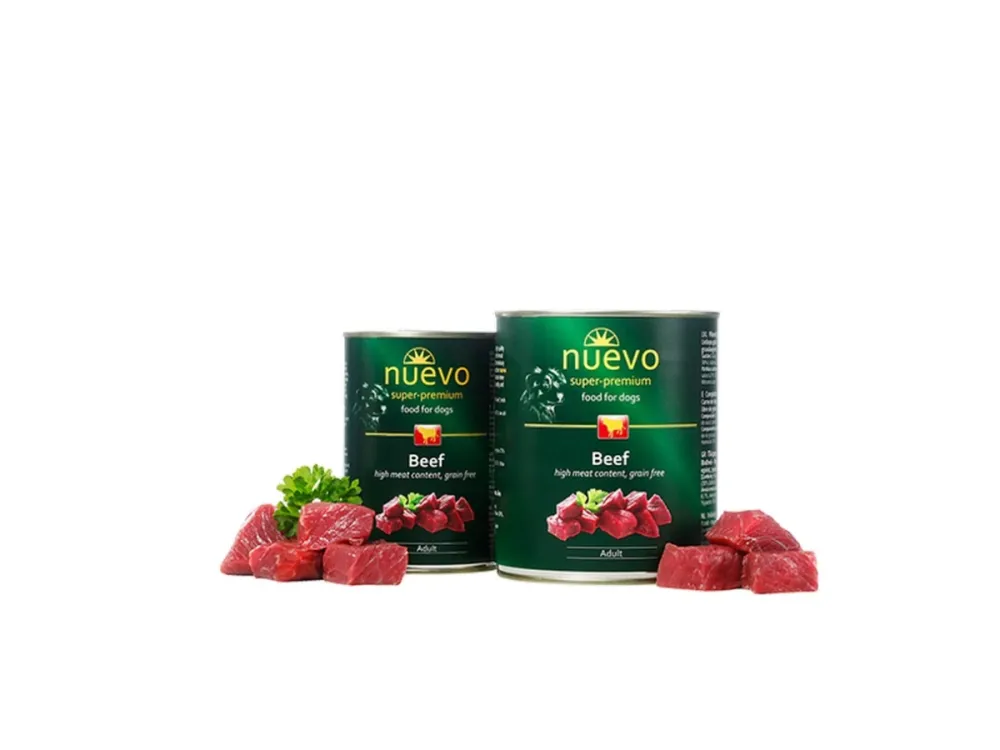 Nuevo влажный корм Adult Beef для взрослых собак с говядиной 800 г