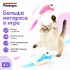 Petstages Dental Креветки игрушки с кошачьей мятой для чистки зубов кошек, 7 см, 2 шт