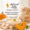 Natural Kitty Creamy Treats крем-суп с курицей и тыквой для кошек, 4×12 г