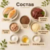 Natural Kitty Creamy Treats крем-суп с курицей, печенью и семенами льна для кошек, 4×12 г