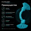 Playology Dri-Tech Rope с ароматом арахиса жевательный канат для собак средних пород