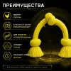 Playology Dri-Tech Rope с ароматом курицы большой жевательный канат для собак