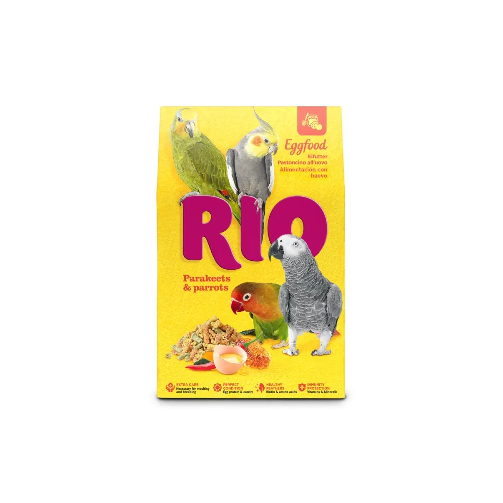 RIO яичный корм для средних и крупных попугаев 250 г