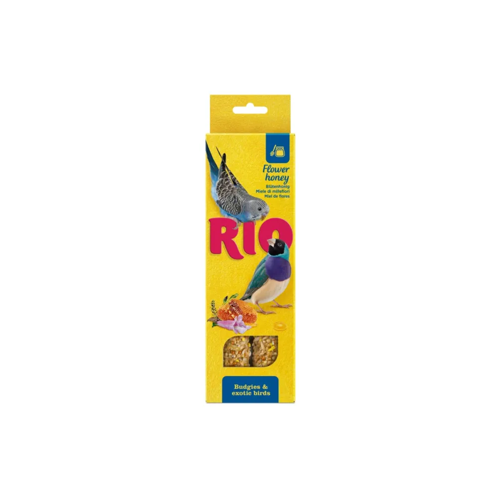 RIO палочки с мёдом для волнистых попугаев и экзотических птиц 2 по 40 г