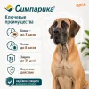 Симпарика 120 мг таблетки от блох и клещей для собак 40,1-60 кг, 3 шт