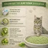 CAT STEP Tofu Green Tea соевый наполнитель 6 л, комкующийся, смываемый