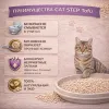 CAT STEP Tofu Vanilla растительный наполнитель, ваниль, 6 л / 2,8 кг, смываемый