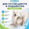 Щётка-пуходёрка For Friends с каплей M, стальная рамка, 9 × 17 см