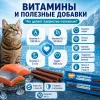 Мнямс лакомые палочки с лососем и форелью для стерилизованных кошек, 10 х 5 г