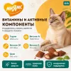 Мнямс «Здоровая кожа и шерсть» хрустящие подушечки для кошек с птицей, 60 г