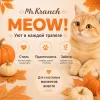 Mr.Kranch Тыква керамическая миска персиковая для кошек, 200 мл