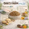OAK'S FARM сухой беззерновой корм с белой рыбой для взрослых кошек, супер-премиум, 6 кг