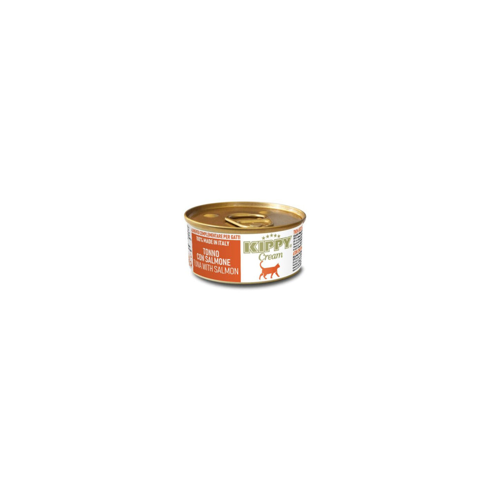 Kippy Cream Cat влажный корм-крем для взрослых кошек с тунцом и ллососем, 70 г
