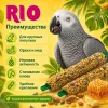 RIO палочки с орехами и мёдом для крупных попугаев