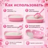 RoCat Baby Powder комкующийся бентонитовый наполнитель с ароматом детской присыпки для кошек, 10 л
