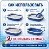 Super Benek Compact Ocean Breeze мелкий бентонитовый комкующийся наполнитель для кошек, 10 л / 8,4 кг