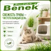 Super Benek Corn Cat Ultra Fresh Grass кукурузный комкующийся наполнитель для кошек, 7 л / 4,4 кг