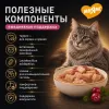 Мнямс Деликатес Куриное филе с говядиной в соусе — полнорационный влажный корм для взрослых кошек, 50 г