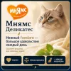 Мнямс Деликатес влажный корм «Фондан» из курицы с кошачьей мятой для взрослых кошек, 80 г