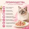 Мнямс На каждый день Тунец в желе — дополнительный влажный корм для кошек и котят старше 6 месяцев, 80 г