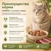 Мнямс На каждый день Влажный корм с уткой в соусе для домашних взрослых кошек, 85 г