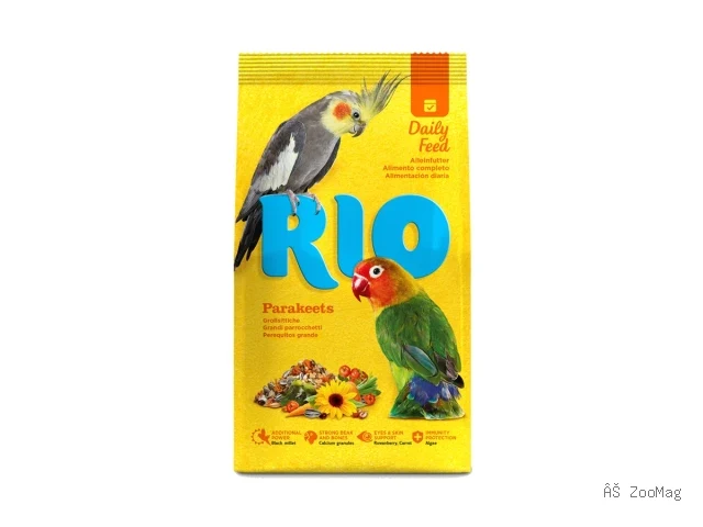 RIO Основной рацион корм для средних попугаев 500 г